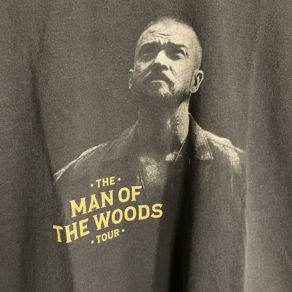 Justin Timberlake Man of the Woods Tour Pop Music Concert T-Shirt 2018 Xl - Picture 2 of 8